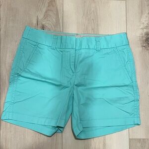 J. Crew Women’s Chino Shorts - Aqua - 5inch
